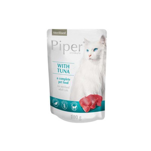 PIPER Adult Sterilised - Τόνος 100gr PIPER Adult Sterilised - Τόνος 100gr