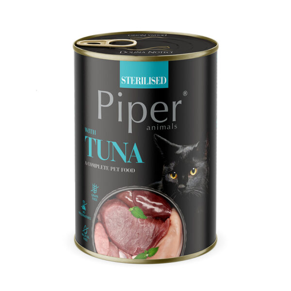 PIPER Adult Sterilised - Τόνος 400gr PIPER Adult Sterilised - Τόνος 400gr