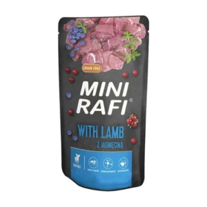Rafi Dog Mini Πατέ με Αρνί, Μύρτιλο & Κράνμπερι 150gr