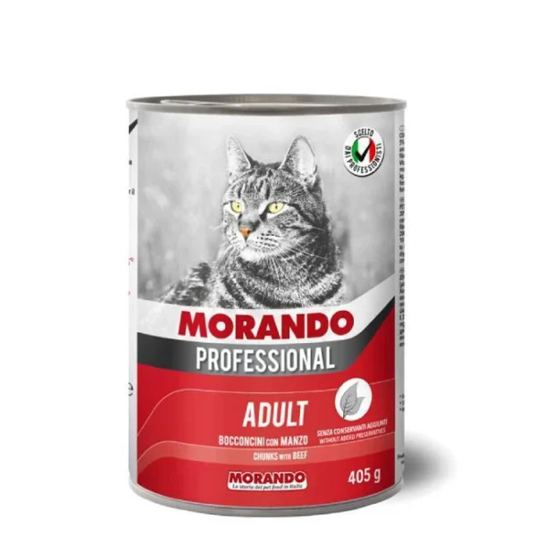 MORANDO PROFESSIONAL CAT ΚΟΜΜΑΤΑΚΙΑ ΒΟΔΙΝΟ 405g MORANDO PROFESSIONAL CAT ΚΟΜΜΑΤΑΚΙΑ ΒΟΔΙΝΟ 405g