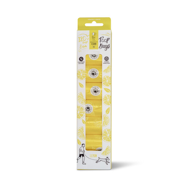 Perfect Care Poop Bags 8 Ρολά Λεμόνι Perfect Care Poop Bags 8 Ρολά Λεμόνι