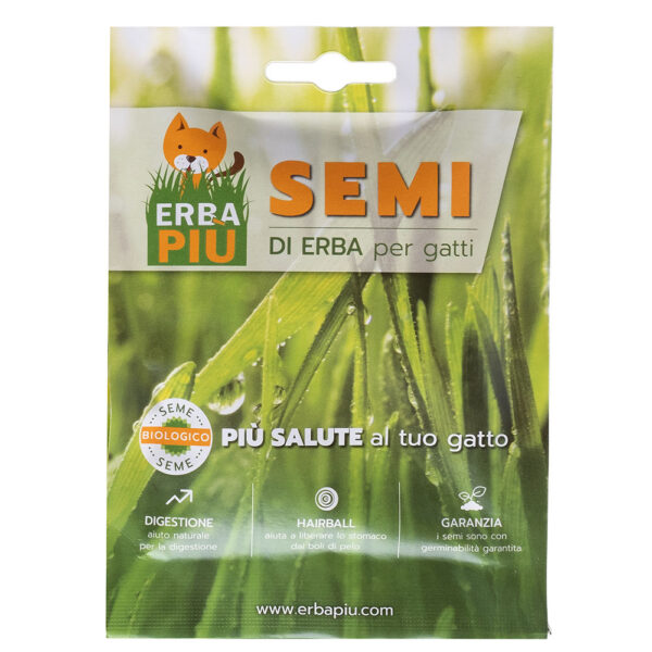 Erba Piu Σπόροι Γρασιδιού για Γάτες Erba Piu Σπόροι Γρασιδιού για Γάτες