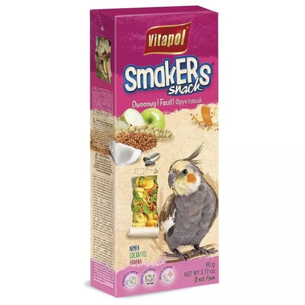 Vitapol Smakers Cockatiel με Φρούτα