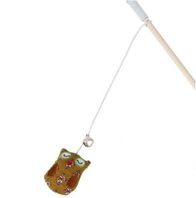 Pet Camelot Παιχνίδι Γάτας με Φυσικά Υλικά 40cm Κουκουβάγια