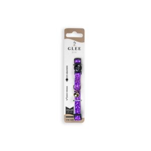 GLEE Περιλαίμιο ιμάντα - Purple Fishbone 10mmx30cm GLEE Περιλαίμιο ιμάντα - Purple Fishbone 10mmx30cm