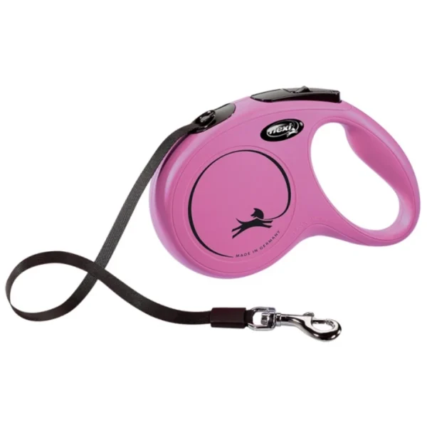 Flexi Πτυσσόμενος Οδηγός New Classic Iμάντας Pink