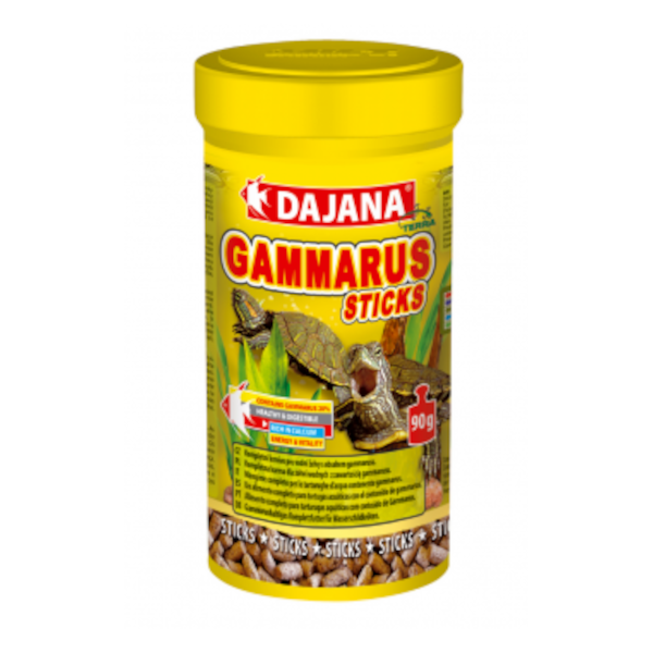 Dajana Gammarus Sticks Τροφή Για Χελώνες 375gr / 1000 ml Dajana Gammarus Sticks Τροφή Για Χελώνες 375gr / 1000 ml